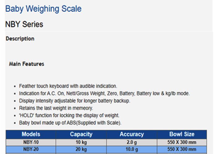 Baby Scale 1